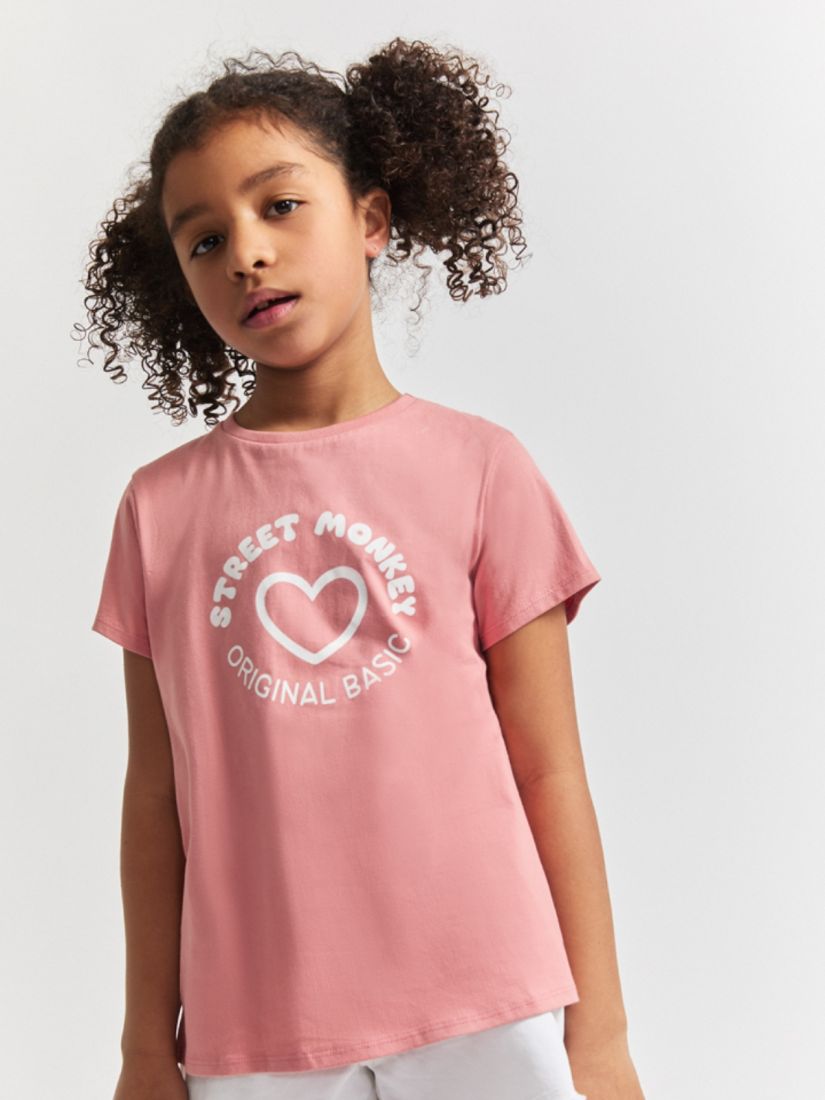 Μπλούζα κοντομάνικη με print street monkey original κορίτσι μεγάλο σάπιο μήλο