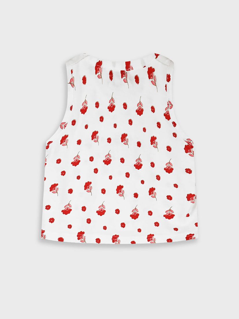 Μπλούζα φλοράλ με print Bold and Beautiful κόκκινο