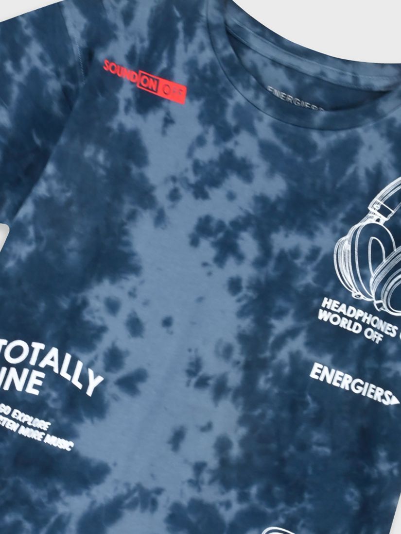 Σετ βαμβακερό κοντομάνικο με print headphones εκάι