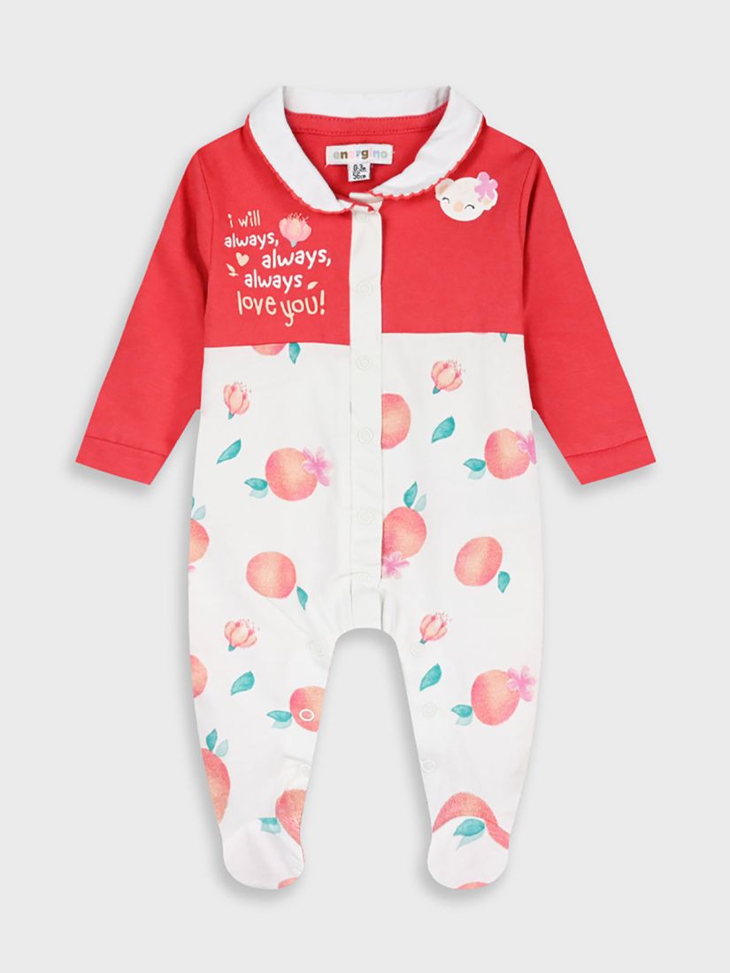 Φορμάκι βαμβακερό με print peaches peach