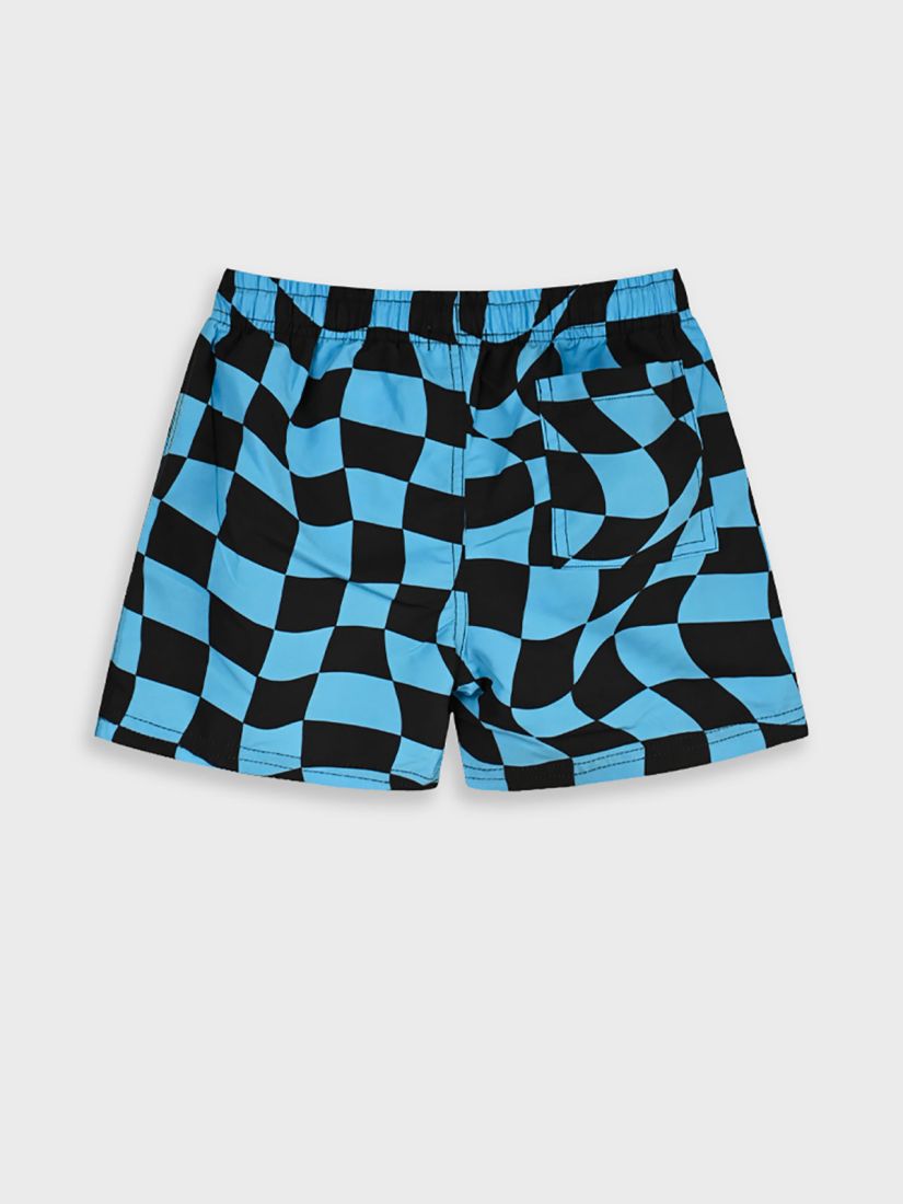 Μαγιό βερμούδα vans print μαύρο