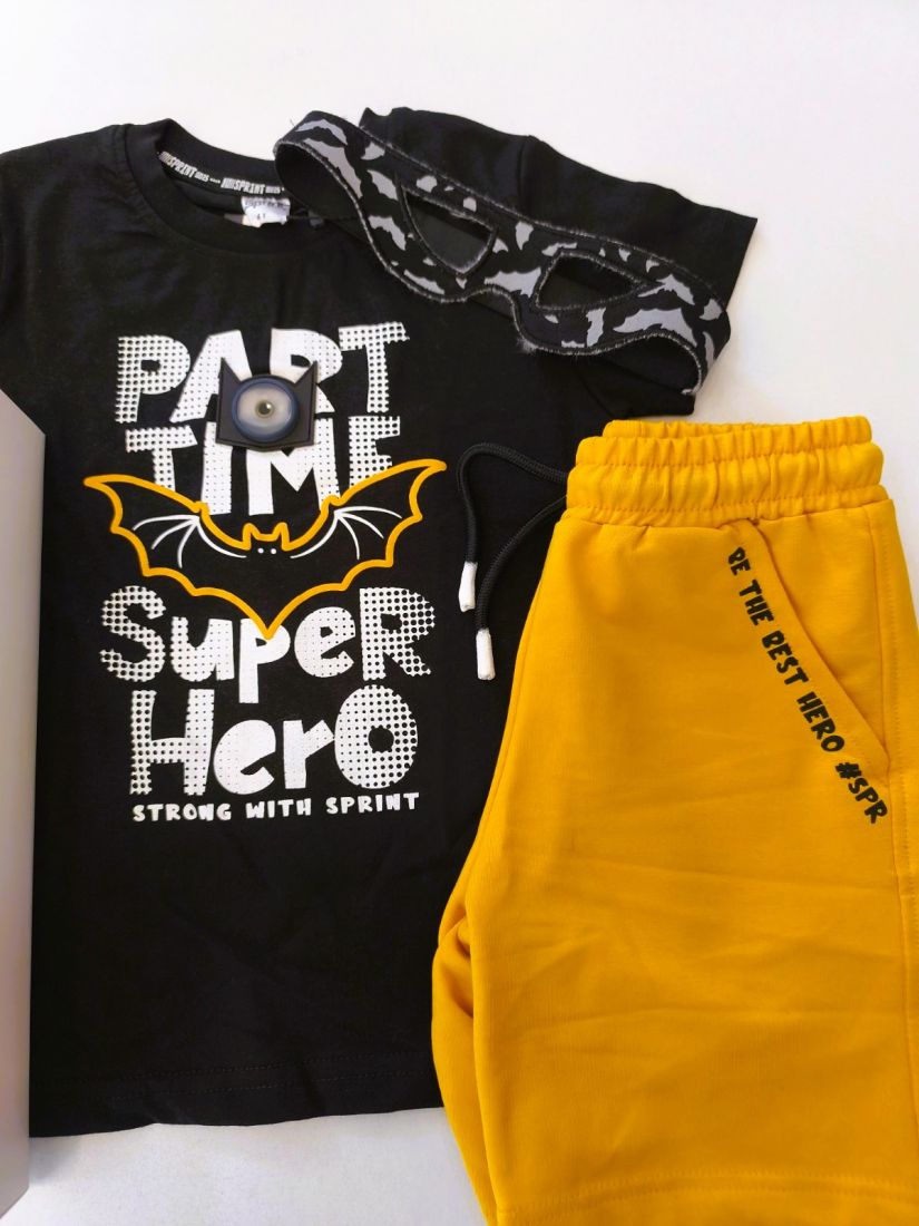 Χειροποίητη λαμπάδα με Batman μαγνητάκι μαύρο