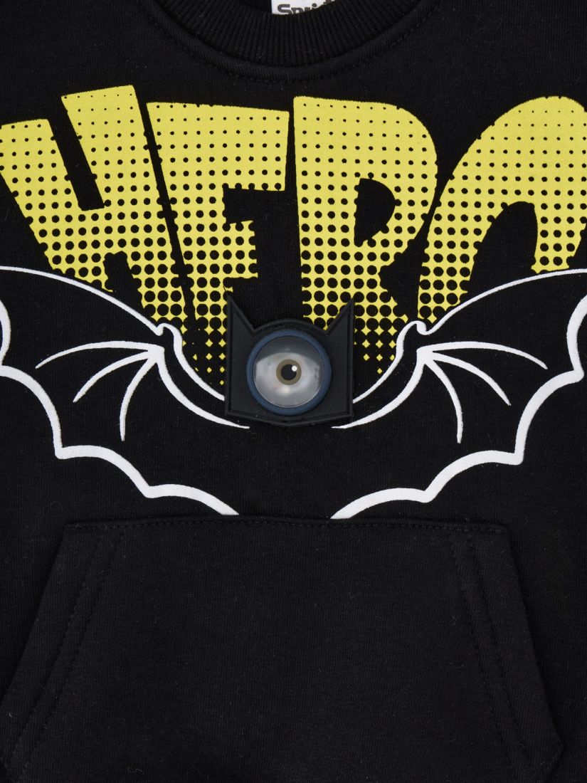 Φόρμα φούτερ Batman με μάσκα και φωτάκι  μαύρο