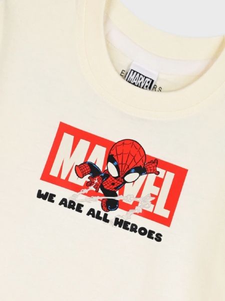Μπλούζα Marvel Super heros εκρού