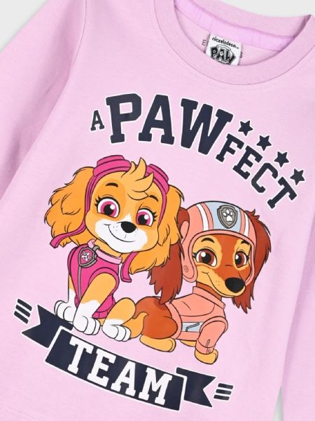Πυτζάμα Paw patrol team Skye ροζ