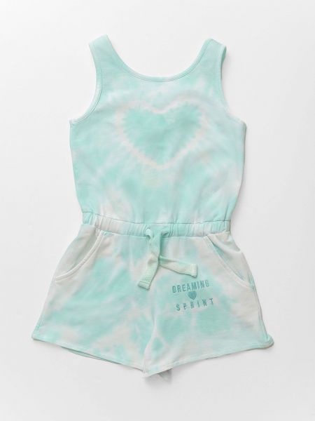 Φόρμα σορτς με λάστιχο στη μέση ελληνικής ραφής με τιράντα βεραμάν