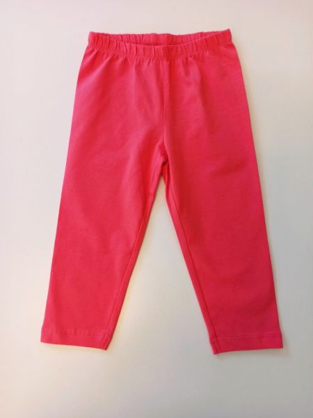 Κολάν κάπρι βαμβακερό με λάστιχο στη μέση κοραλί