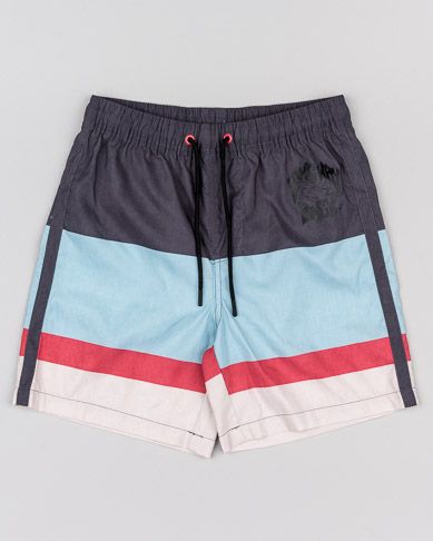 Μαγιό βερμούδα Losan Try με λάστιχο και κορδόνια   ανθρακί