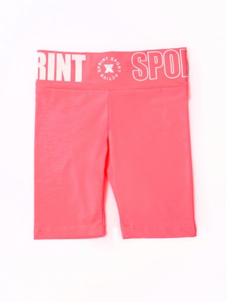 Ποδηλατικό κολάν μονόχρωμο με μπάσκα ελληνικής ραφής φούξια