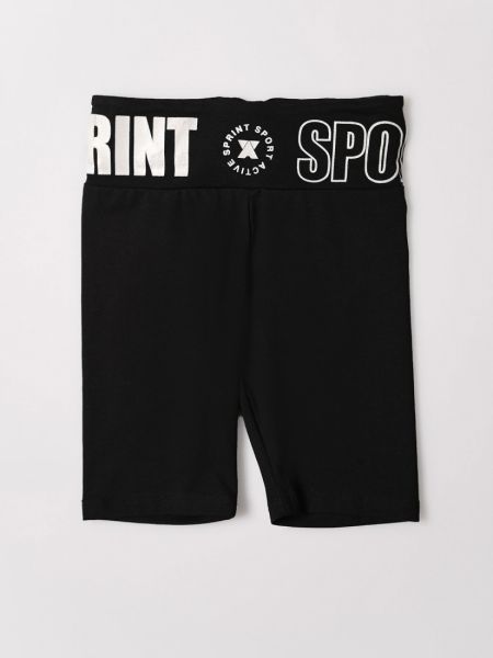 Ποδηλατικό κολάν μονόχρωμο με μπάσκα ελληνικής ραφής μαύρο