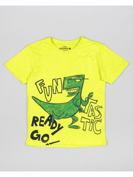 Μπλούζα κοντομάνικη βαμβακερή Losan Kids με διάφορα print λάιμ