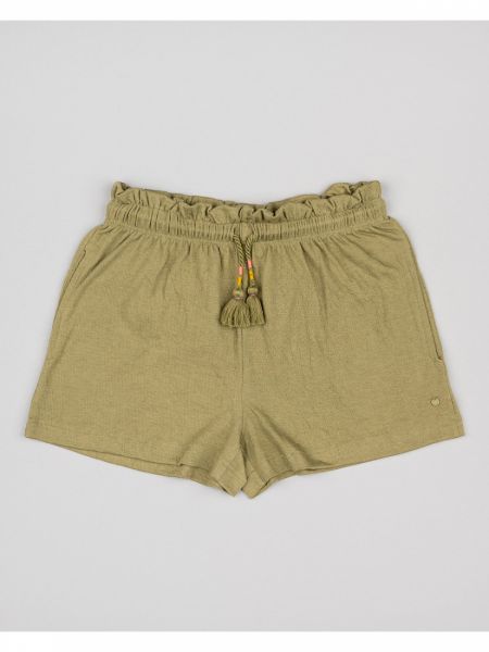 Σορτς ψηλόμεσο με λάστιχο Losan Try με διάφορα print χακί