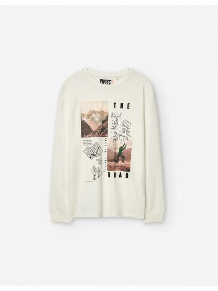 Μπλούζα βαμβακερή μακρυμάνικη με διάφορα print για αγόρι Lsn Try πούρο