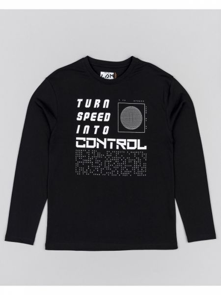 Μπλούζα βαμβακερή μακρυμάνικη με διάφορα print για αγόρι Lsn Try μουσταρδί