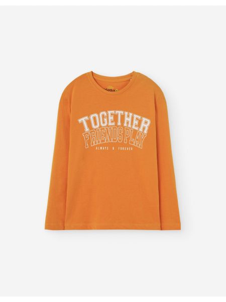 Μπλούζα μακρυμάνικη βαμβακερή με print LSN boy εκάι