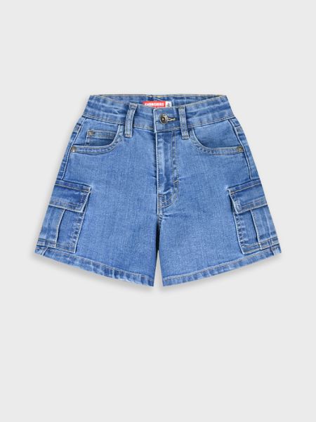 Σορτς τζιν Cargo μπλε