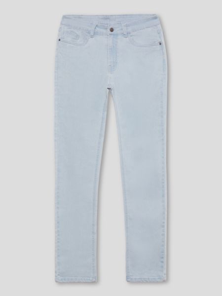 Παντελόνι τζιν ελαστικό μονόχρωμο γαλάζιο