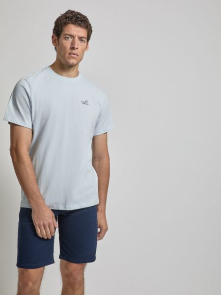 Μπλούζα κοντομάνικη με print street monkey sun & surf γαλάζιο