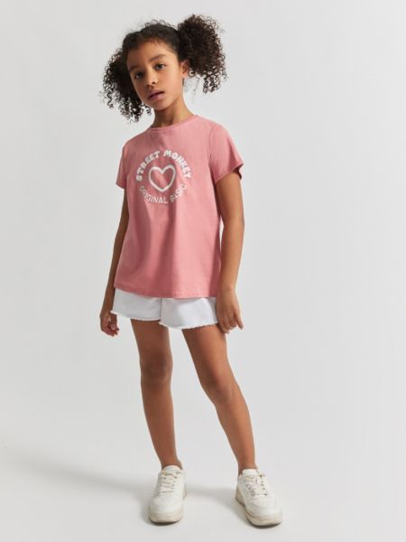 Μπλούζα κοντομάνικη με print street monkey original κορίτσι μεγάλο σάπιο μήλο