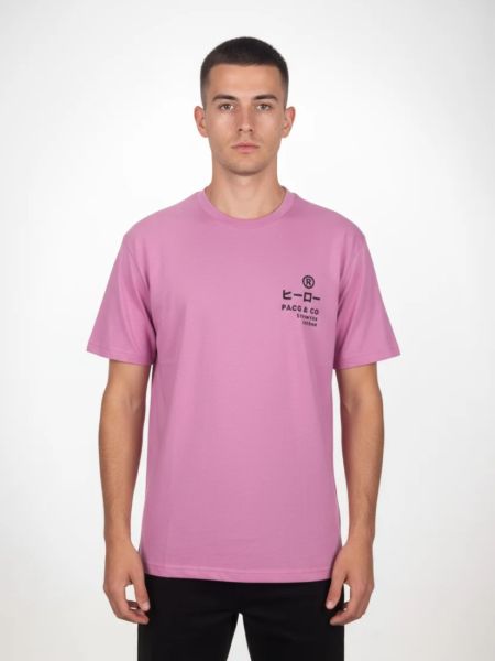 Μπλούζα oversized κοντομάνικη ΤΟΚΙΟ ματζέντα