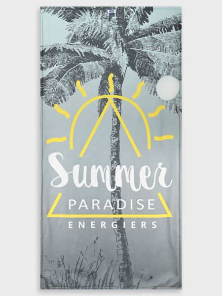 Πετσέτα θαλάσσης fast dry με print sunrise μέντα