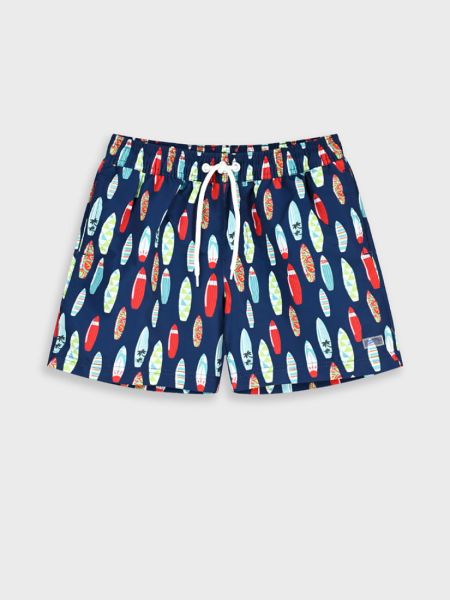 Μαγιό βερμούδα σανίδες μπλε