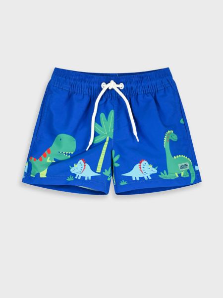 Μαγιό βερμούδα δεινόσαυροι μπλε