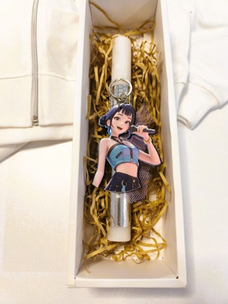 Χειροποίητη λαμπάδα huntrix μπρελόκ μέντα