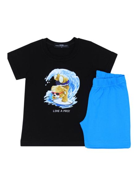 Σετ βαμβακερό με surfer αρκουδάκι τυρκουάζ