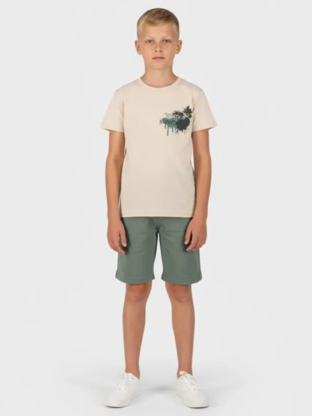 Σετ βαμβακερό με print make your own good χακί