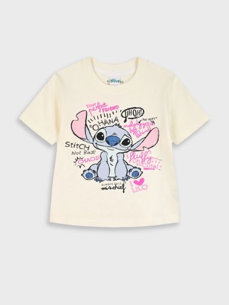 Μπλούζα Disney Stitch εκρού