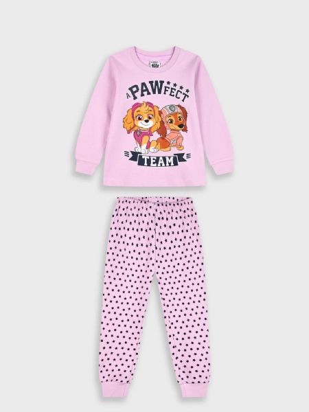 Πυτζάμα Paw patrol team Skye ροζ